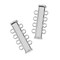 John Bead 27mm Tube Slide Clasp with 4-Strand Beadwork Pendants